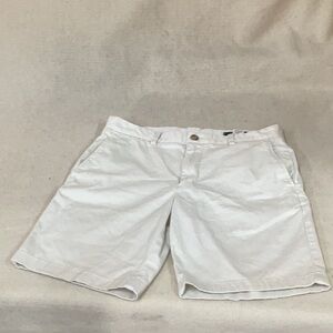 Men's White Casual Shorts